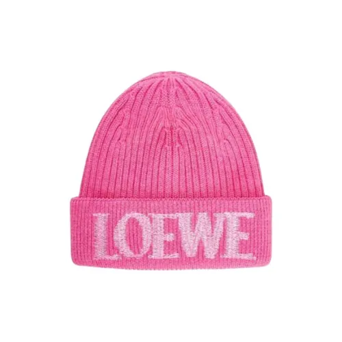 LOEWE Шерстяные Бини Женские Розовые