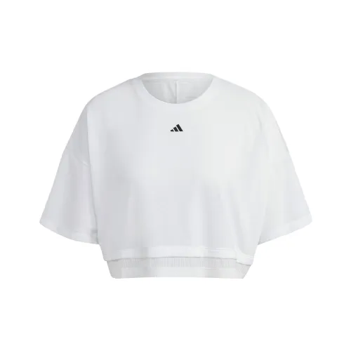 Adidas Белые Женские Короткие Топы