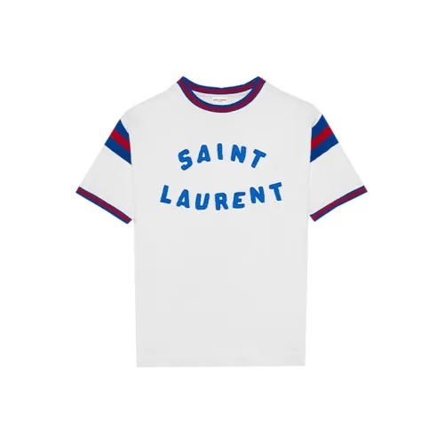 SAINT LAURENT T-рубашка Женская Белая