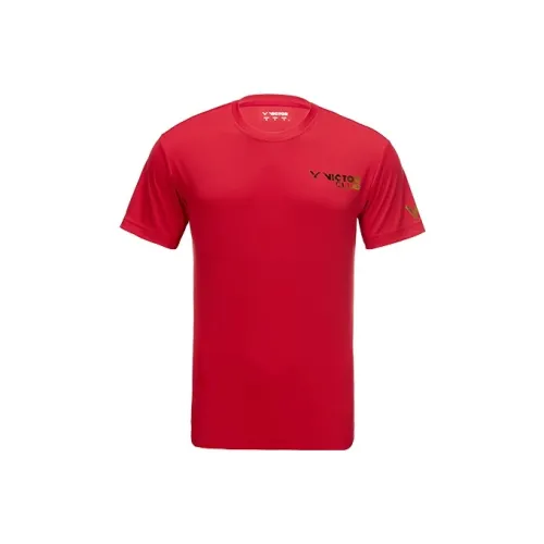 VICTOR Бадминтон Джерси Унисекс Красный