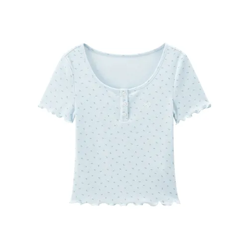 LEDIN T-рубашка Женская Ледяной росистый синий