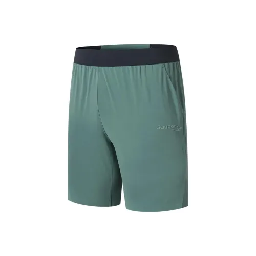 Saucony Повседневные шорты Мужские Трава Ласточкин хвост Зеленый