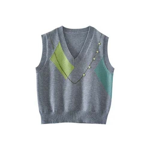 OUNIXUE Серые Женские Майки