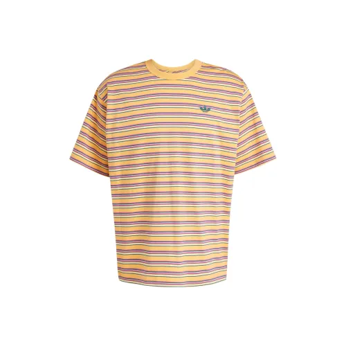 Adidas Originals T-Shirt Мужской Желтый Розовый Детектив Зеленый