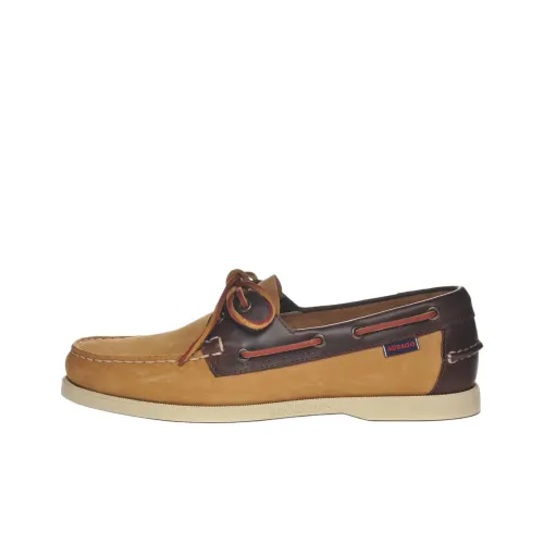 Sebago Мужские повседневные туфли Low Top Желтый Горчичный Мужской