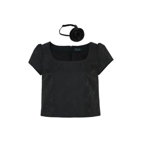 CatPunch Черные Женские Футболки