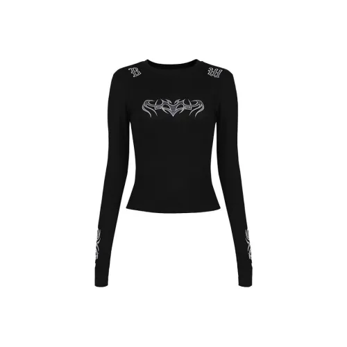 Badblood Черные Женские Футболки