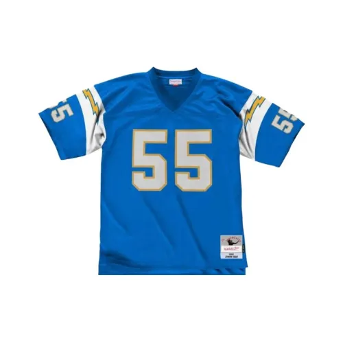 Mitchell Ness Синий Мужская баскетбольная футболка