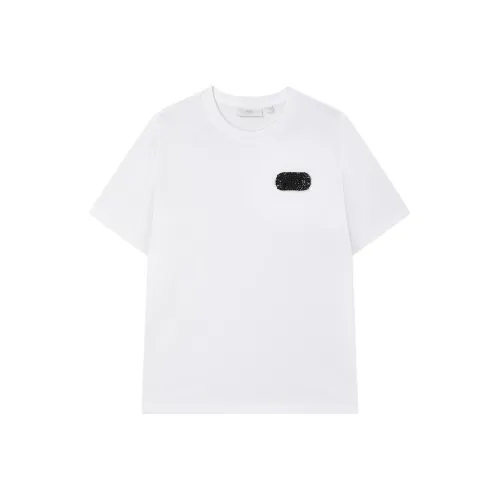 FILA MILANO Итальянская коллекция роскошных спортивных товаров Стандартные белые Женские футболки