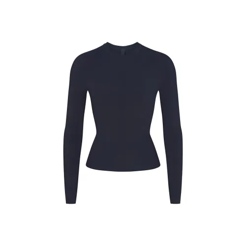 SKIMS T-Shirt Женская Морской Синий