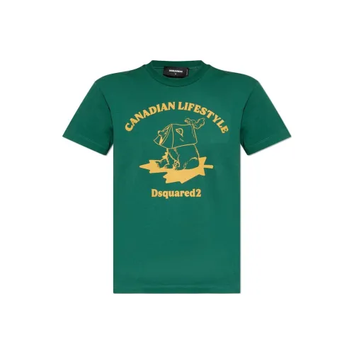 DSQUARED 2 T-рубашка женская зеленая