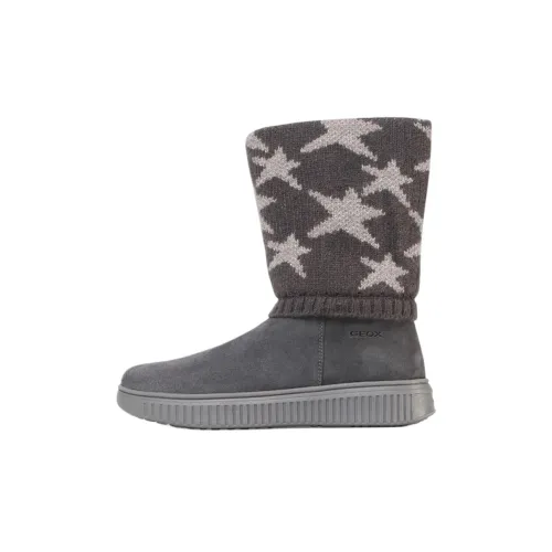 GEOX Детские утепленные сапоги High Top Серые Kids