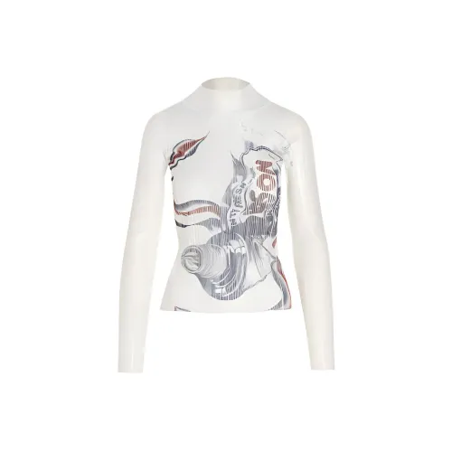 JW Anderson Белые Женские T-рубашки