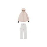 Коралловый Серо-розовый + Сосновый Туманный Белый