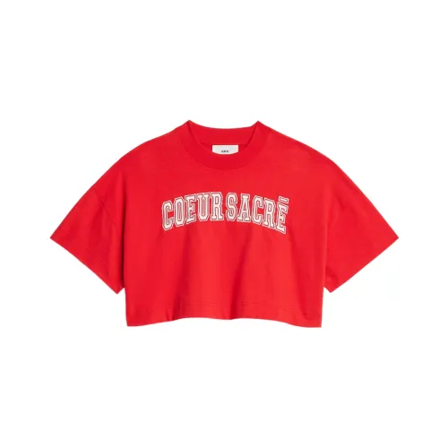 AMIPARIS SS23 T-Shirt Женская Красная