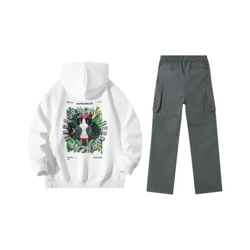 Hepburn Cat Унисекс Свитшоты Наборы