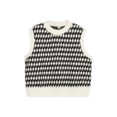 ARKET Майка Женская Белая Черная