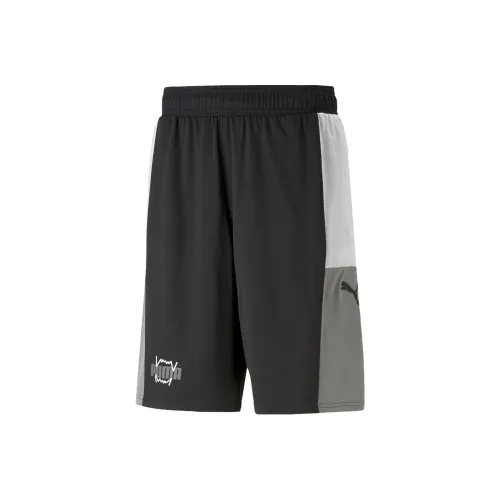 PUMA Черный Серый Цвет Мужские Спортивные Шорты