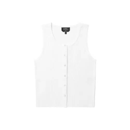 A.P.C SS25 Майка Женская Белая