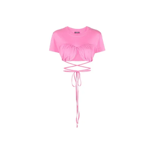 Jacquemus Розовые Женские Т-рубашки