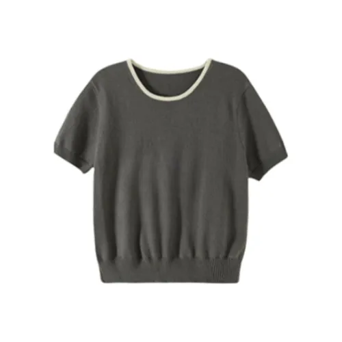 hacikis T-рубашка женская шалфейно-серый зеленый