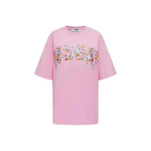 MSGM Розовые Женские Футболки