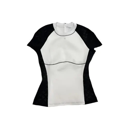 CHANEL Реглан рукав T-рубашка Женская