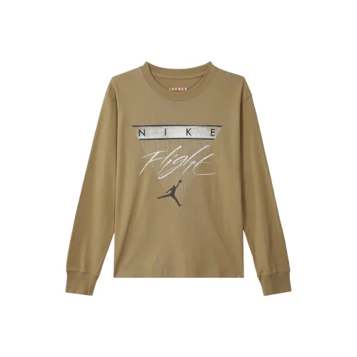 JORDAN Морская трава Коричневый Женские T-рубашки