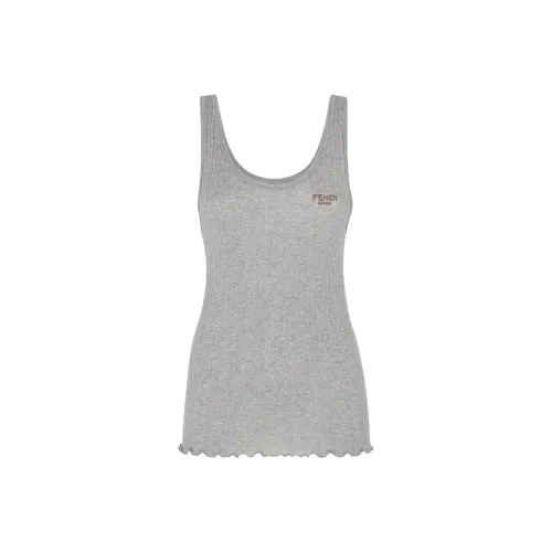 FENDI Серые Женские Майки