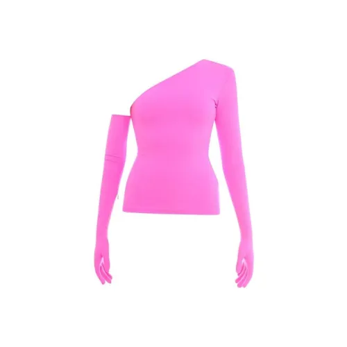 Vetements Розовые Женские Футболки