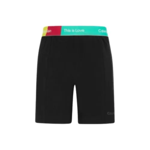 Calvin Klein Космический Черный Мужские Спортивные Шорты