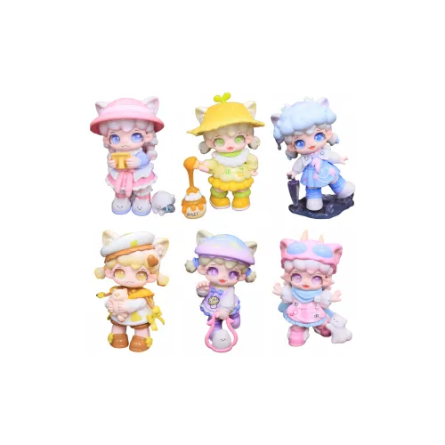 MANCHAO Бежевый Companion Journal Collection Blind Boxes Single Mystery Box Целая коробка 6 шт