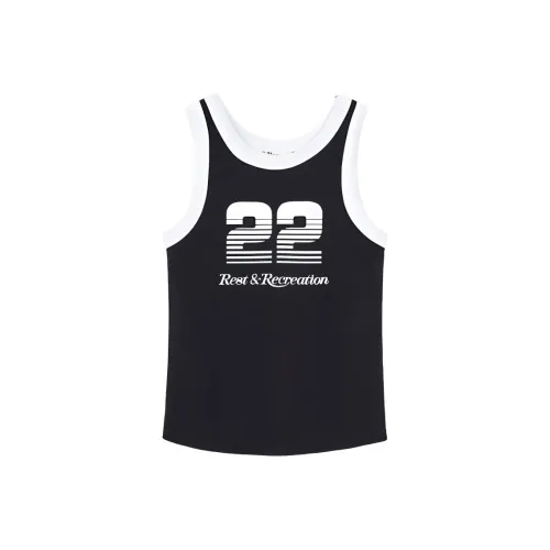 Rest Recreation SS24 Майка Женская Черная