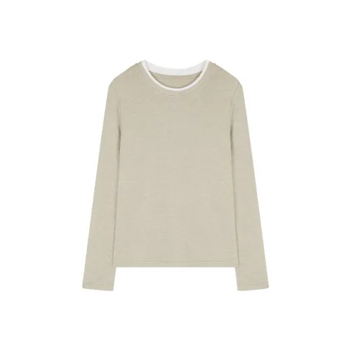 IHIMI T-рубашка Женская Светло-травяной Зеленый