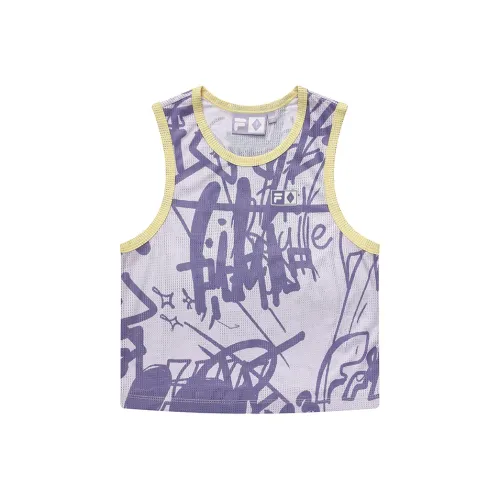 FILA FUSION Розово-фиолетовые Женские Майки