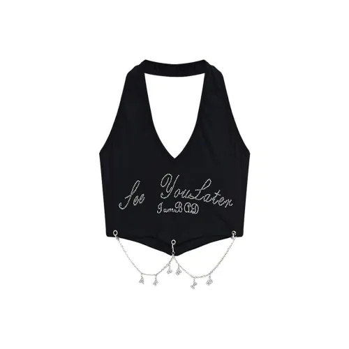 Woven Pear Майка Женская Черная