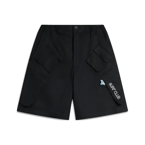 LiNing x Disney Повседневные шорты Мужские Черные