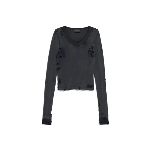 Balenciaga T-Shirt Женская Черная