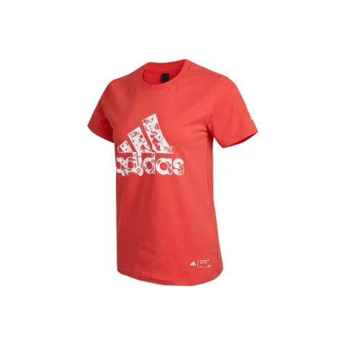 Adidas Женские футболки красного цвета