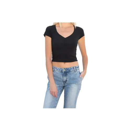 Brandy Melville Стандартная футболка женская черная