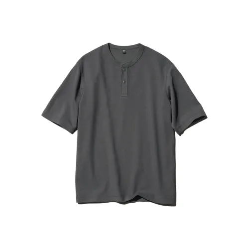 UNIQLO T-Shirt Unisex 08 Dark Gray UNIQLO T-Shirt Унисекс 08 Темно-Серый