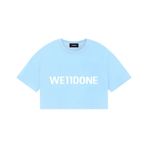 WE11DONE SS23 T-Shirt Женская Синяя