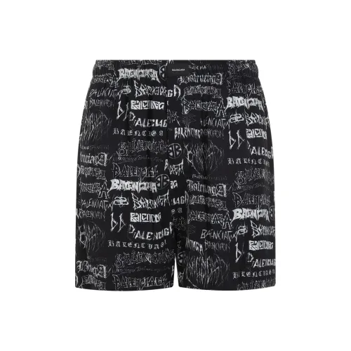 Balenciaga Черные Мужские Повседневные Шорты