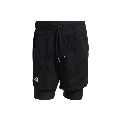 Adidas Мужские спортивные шорты черного цвета