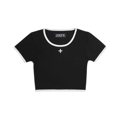 SMFK FW22 T Рубашка Женская Полночный Черный