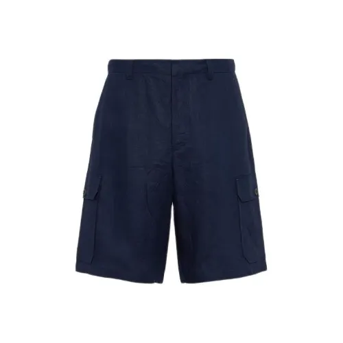 PRADA Blue Men's Casual Shorts PRADA Синий Мужские Повседневные Шорты