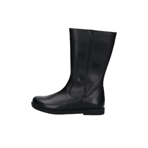 GEOX Противоскользящие высокие детские ботинки черные для малышей