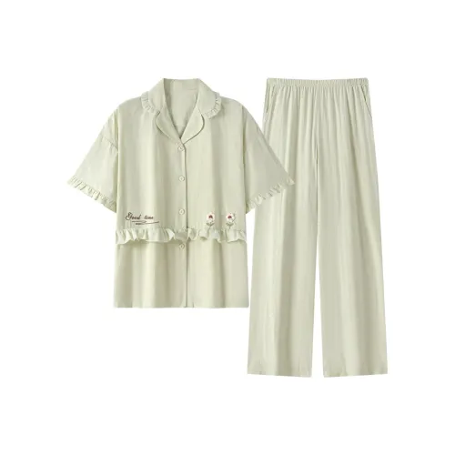 WANANNI Пижамный комплект женский мятно-зеленый