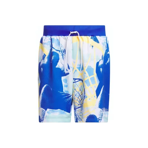 Adidas Повседневные шорты Унисекс Королевский синий Искра