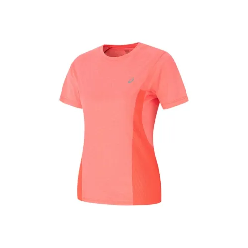 Asics Стандартная футболка женская красная